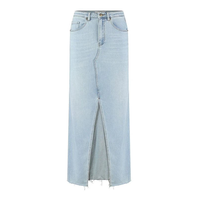 Dames Rok KAE DNM SKIRT Circle of Trust MID BLUE DENIM
