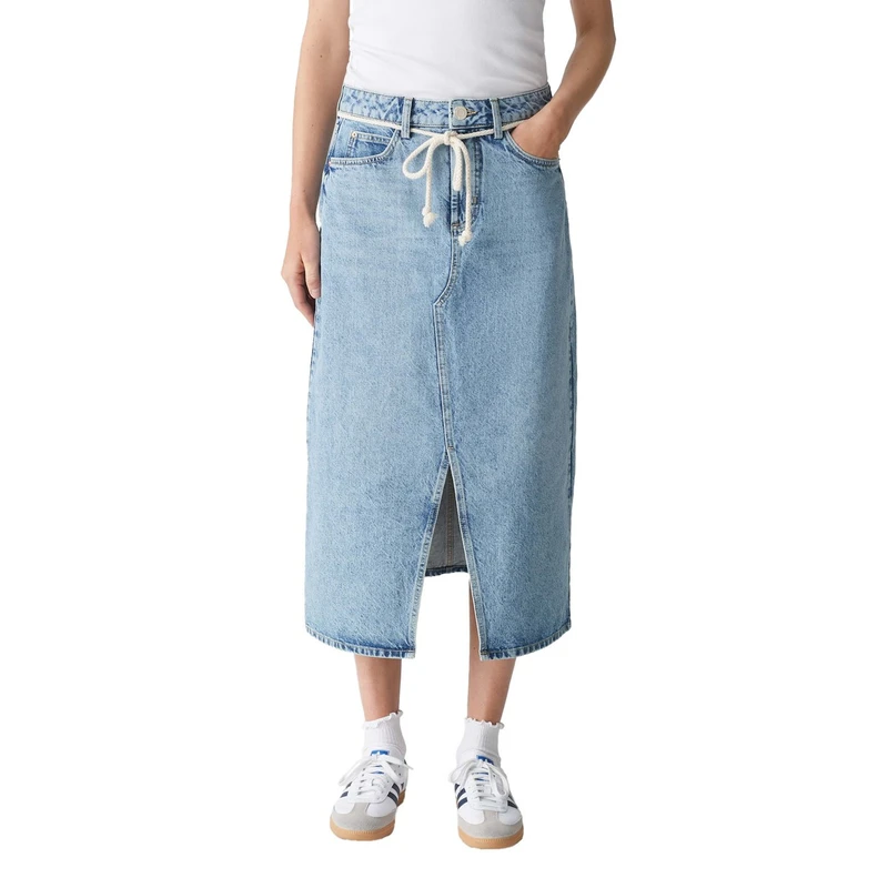 Dames Rok Rinso casual Opus MID BLUE DENIM