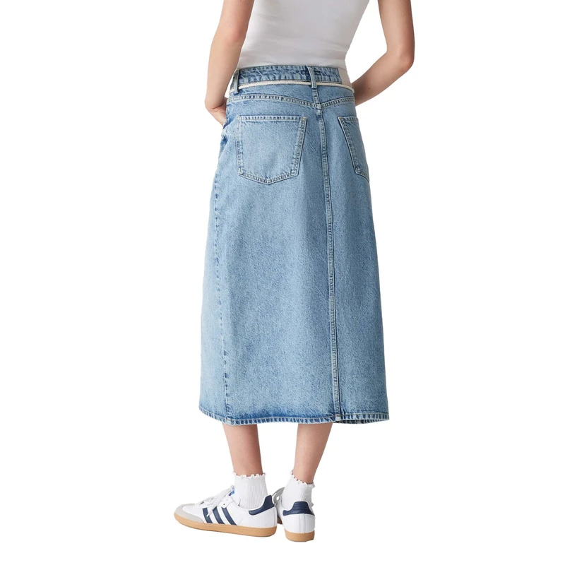 Dames Rok Rinso casual Opus MID BLUE DENIM