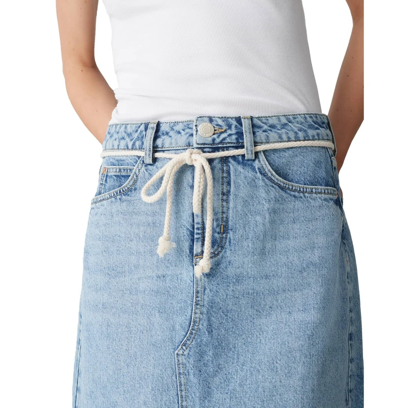 Dames Rok Rinso casual Opus MID BLUE DENIM