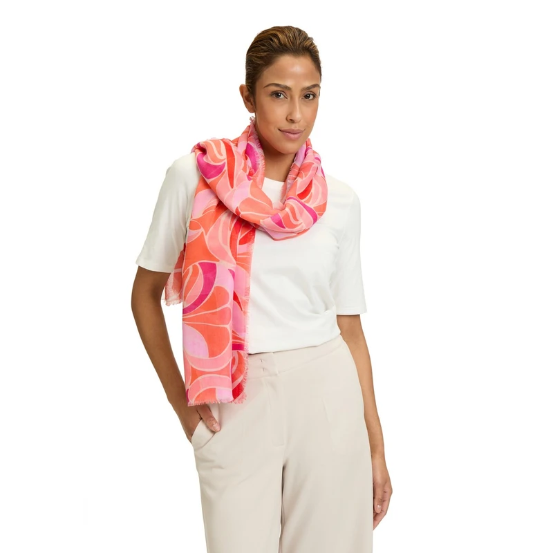 Dames Shawl 34461294 Betty Barclay ROOD DESSIN