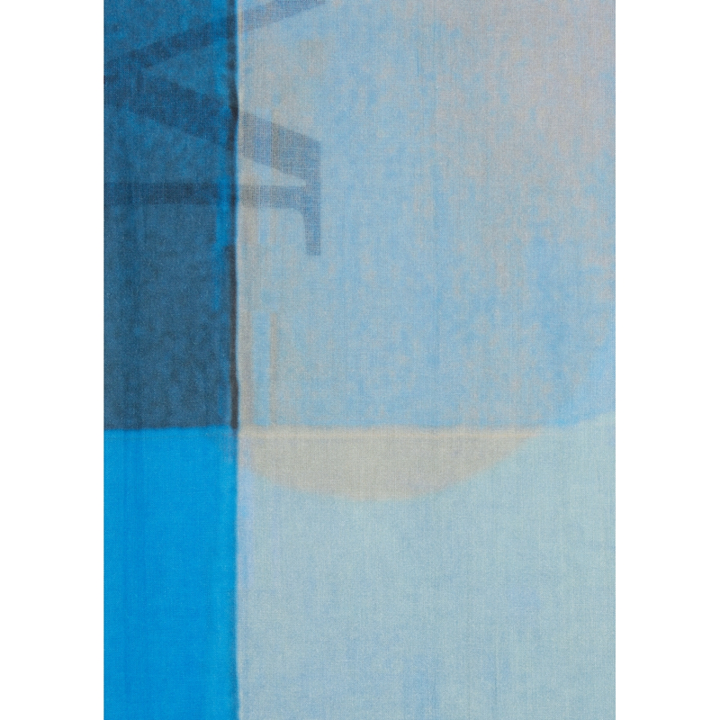 Dames Shawl 502819502041 Marc O'Polo BLAUW DESSIN