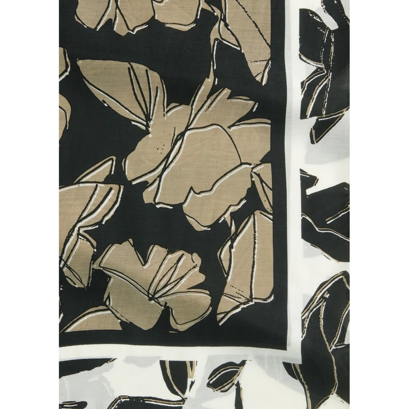 Dames Shawl 503802502157 Marc O'Polo ZWART DESSIN