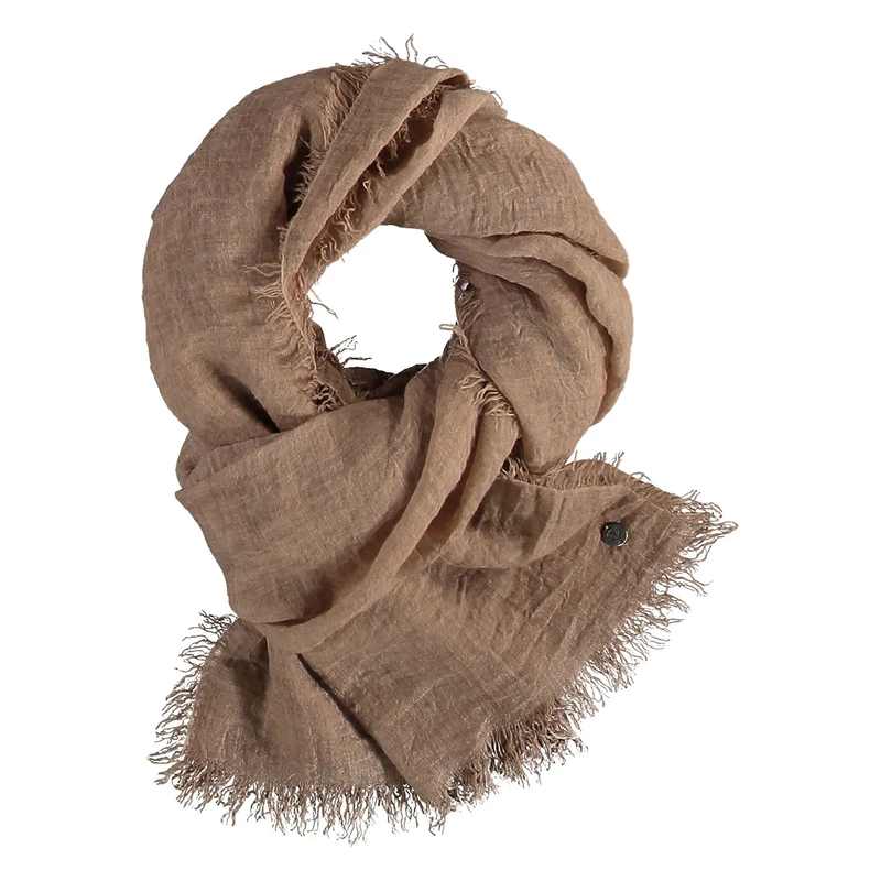 Dames Shawl 623297 Fraas CAMEL
