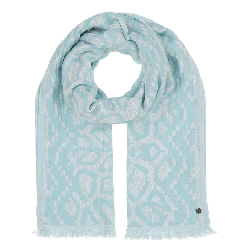 Dames Shawl 646026 Fraas BLEU