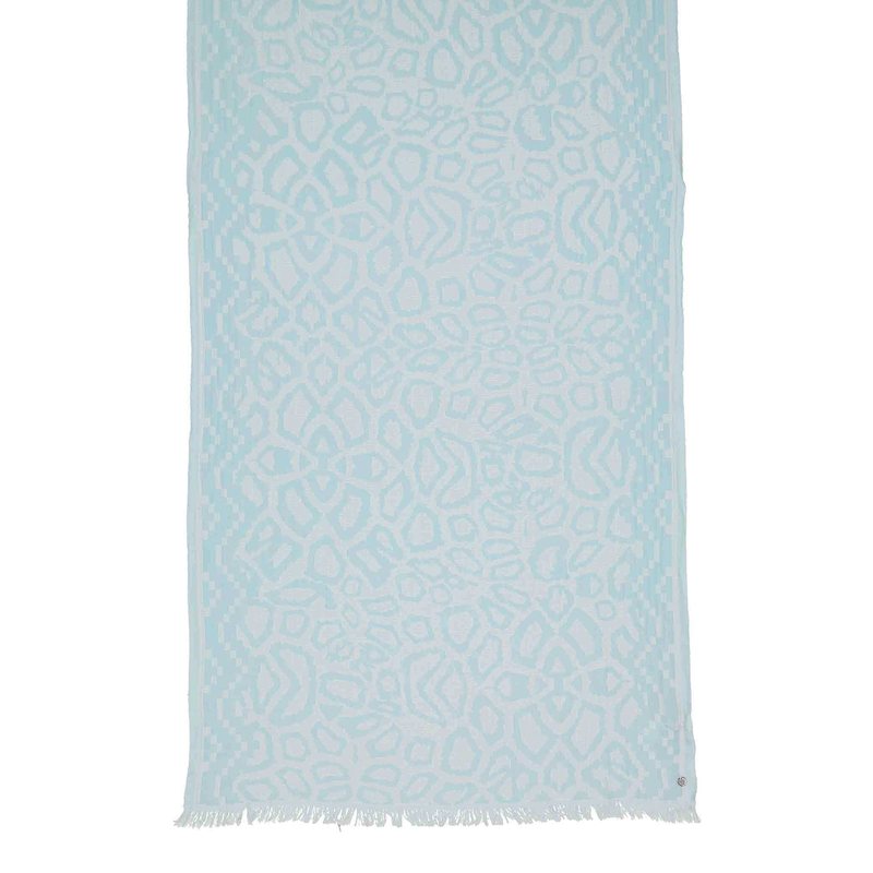 Dames Shawl 646026 Fraas BLEU