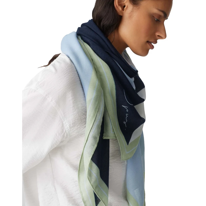 Dames Shawl Arhone scarf Opus BLEU