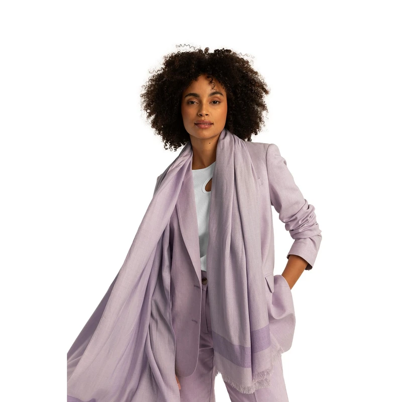 Dames Shawl EX24-91014 Expresso LILA
