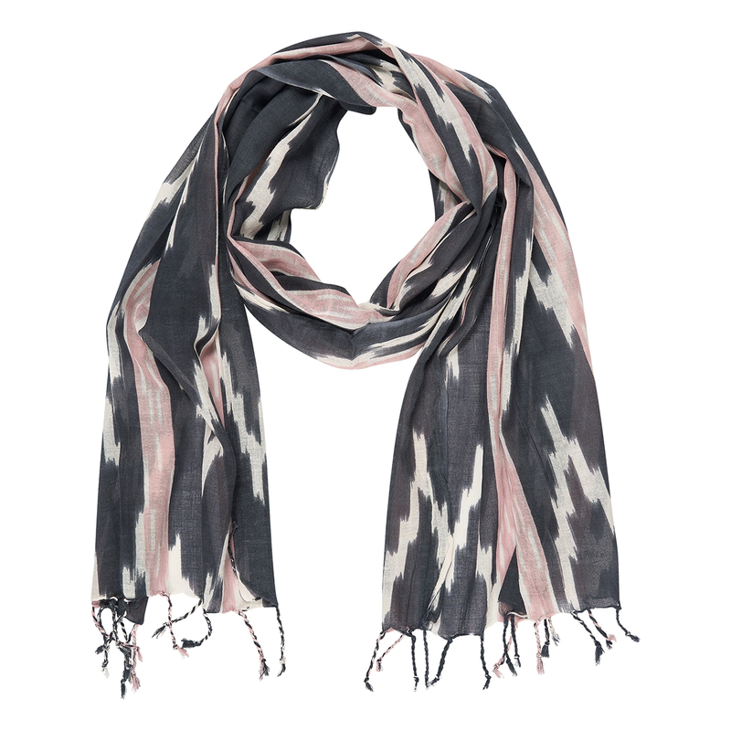 Dames Shawl EX25-91010 Expresso ZWART