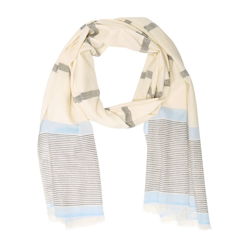 Dames Shawl EX91-25363 Expresso BLEU
