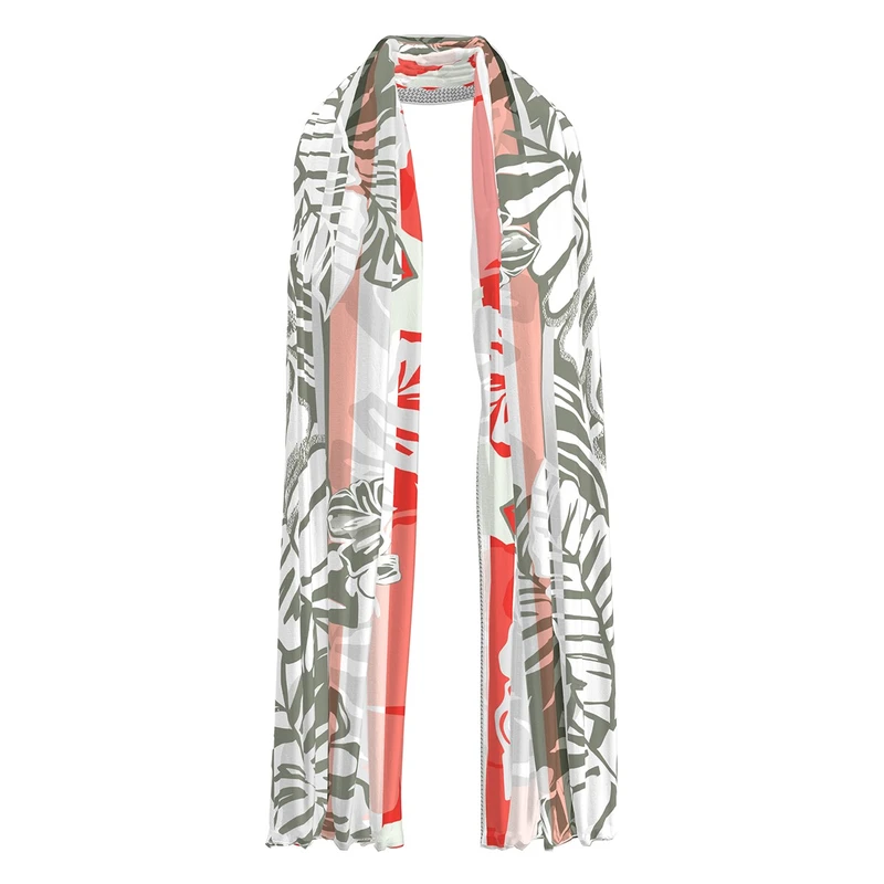 Dames Shawl S52203770 Frank Walder ROOD DESSIN