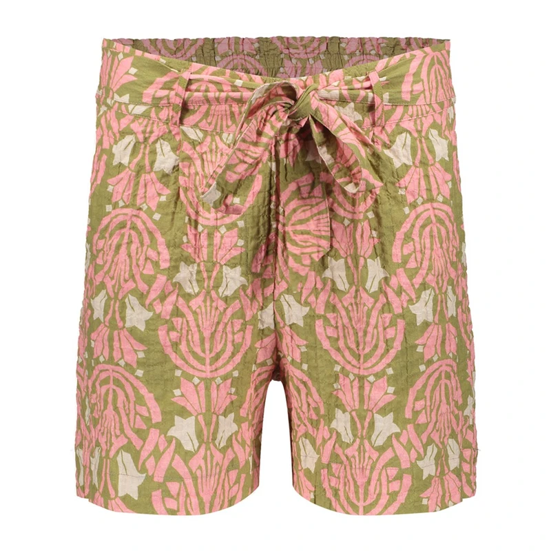 Dames Short 51210-20 Geisha GROEN DESSIN