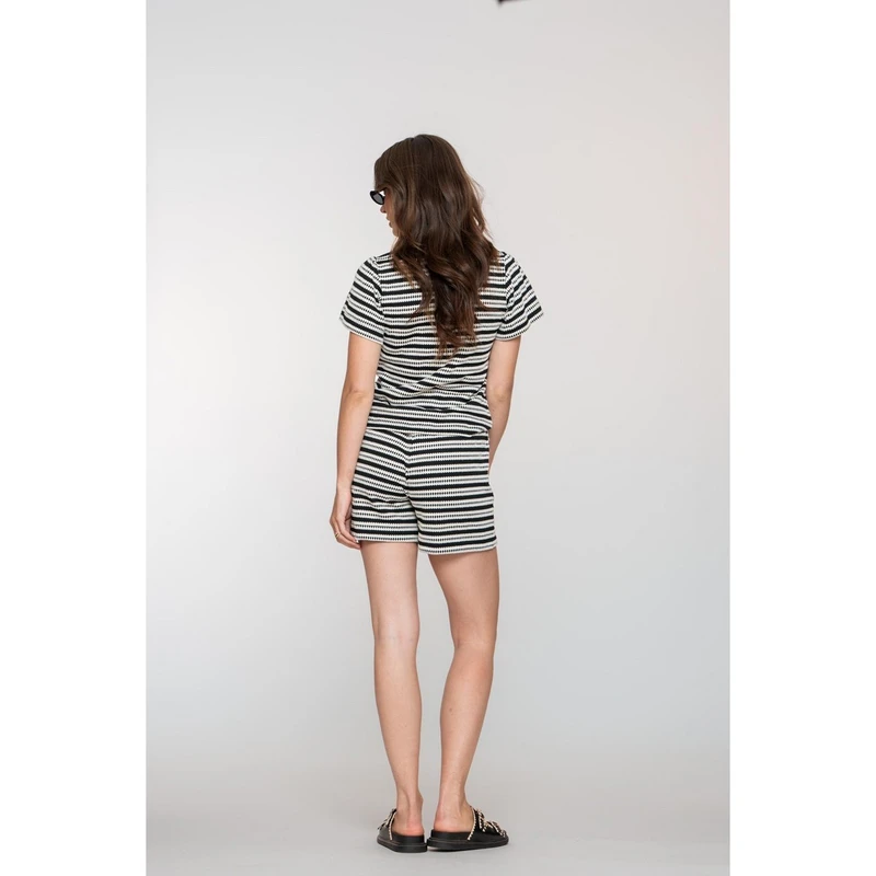 Dames Short 51400-20 Geisha BLAUW DESSIN