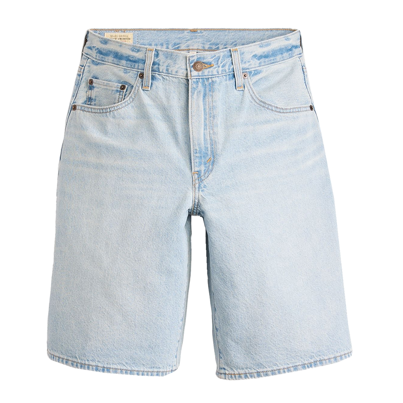 Dames Short BAGGY DAD JORT Levi's BLEACHED BLUE DENIM