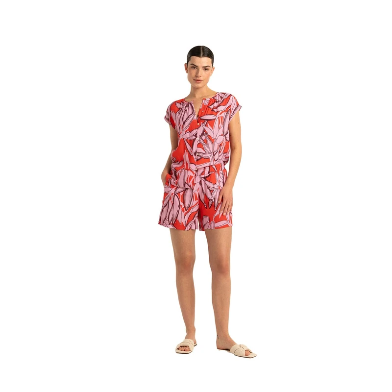 Dames Short EX24-21067 Expresso ROOD
