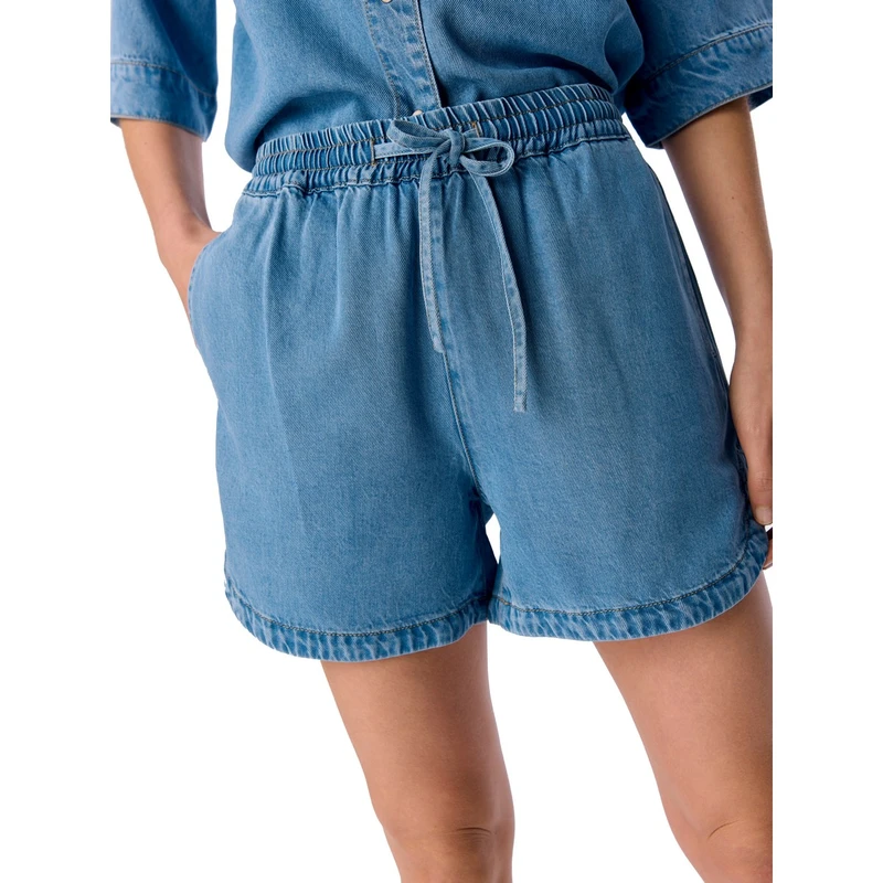 Dames Short OBJFRAME Object MIDDEN BLAUW