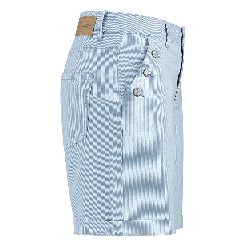 Dames Short SVU4420Bibetteshort Ivy & You BLEACHED BLUE DENIM