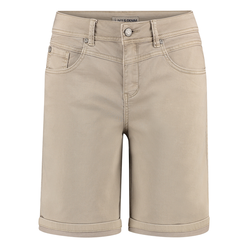 Dames Short SVU4567Relaxshortjog Ivy & You GREIGE