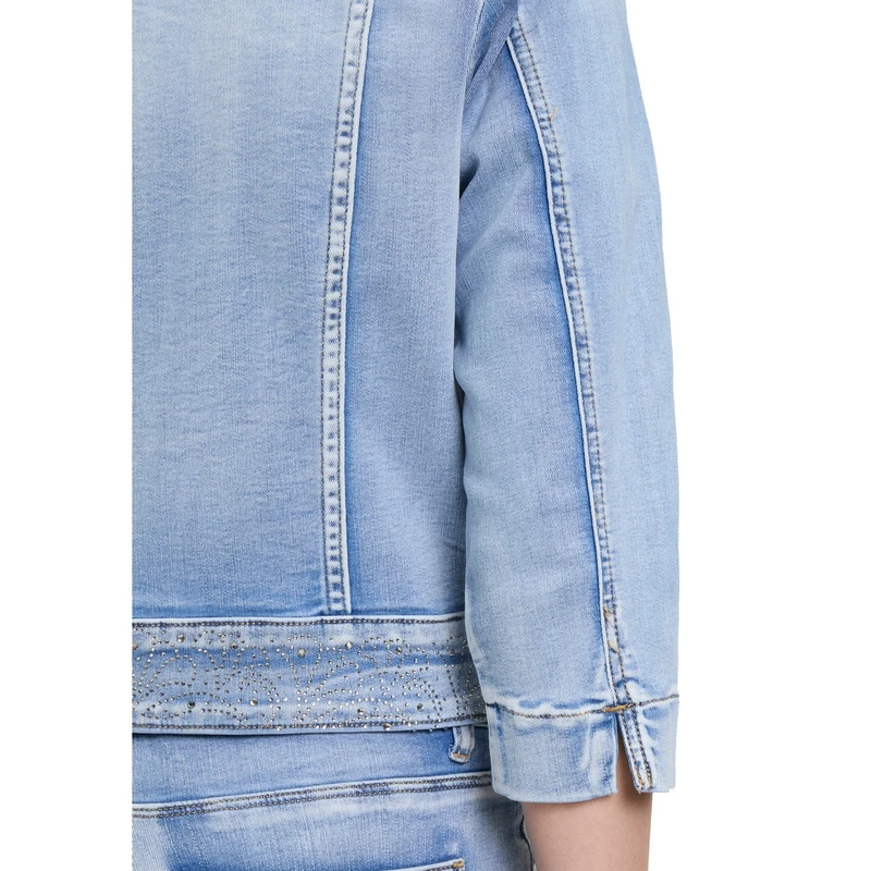 Dames Spijkerjack 45231053 Betty Barclay BLEACHED BLUE DENIM