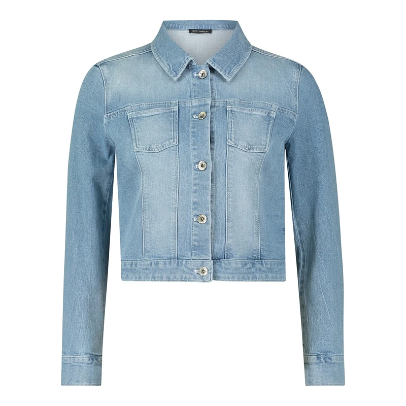 Dames Spijkerjack 45442523 Betty Barclay BLEACHED BLUE DENIM