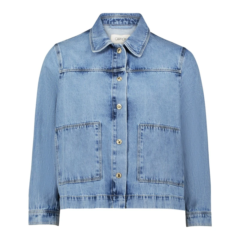 Dames Spijkerjack 46307523 Cartoon BLEACHED BLUE DENIM