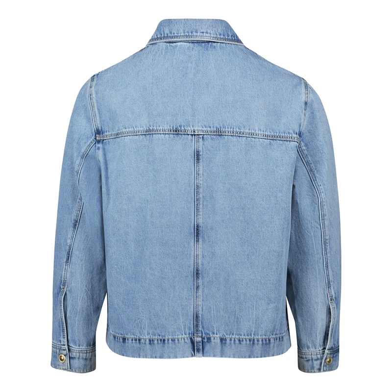 Dames Spijkerjack 46307523 Cartoon BLEACHED BLUE DENIM