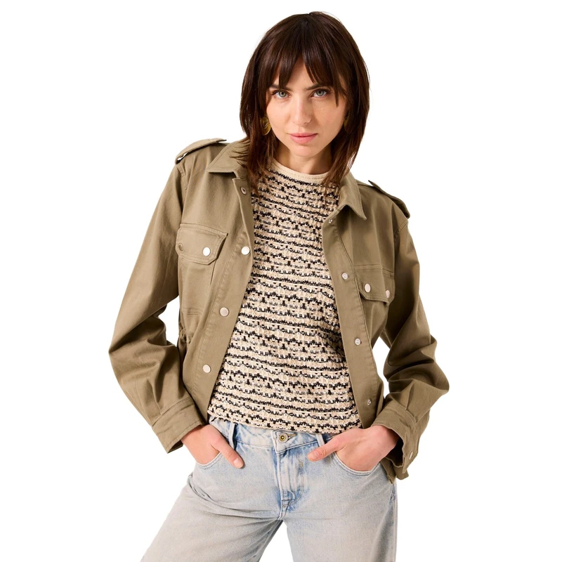 Dames Spijkerjack B50092 Garcia OLIJF
