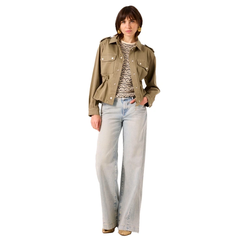 Dames Spijkerjack B50092 Garcia OLIJF