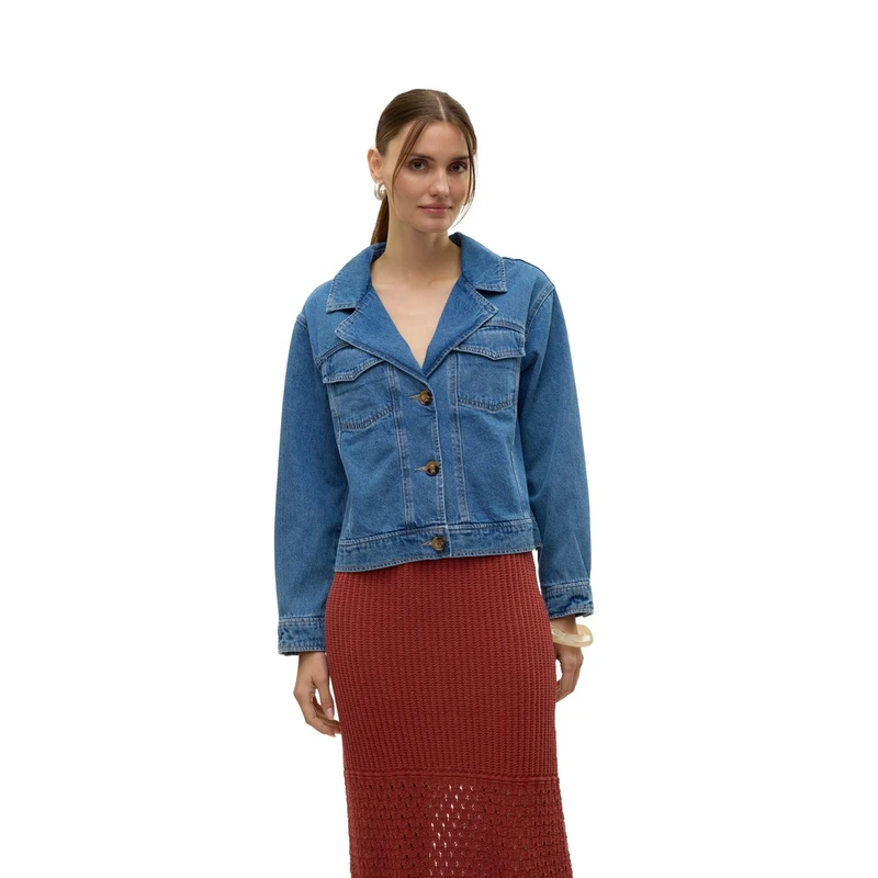 Dames Spijkerjack VMSOFIE Vero Moda MID BLUE DENIM