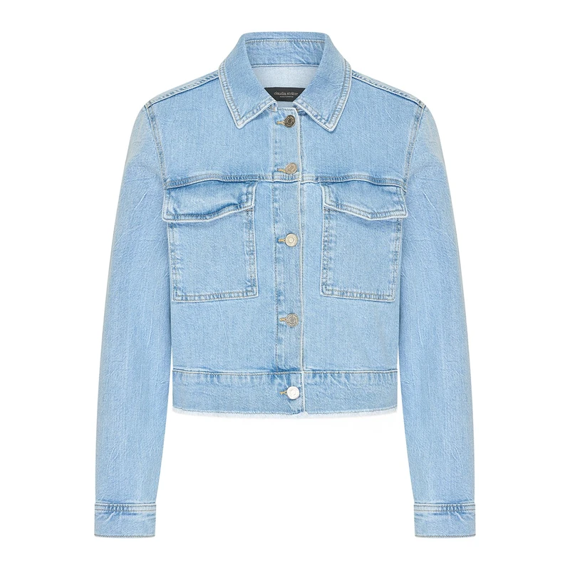 Dames Spijkerjas CS25-16502 Claudia Strater BLEACHED BLUE DENIM