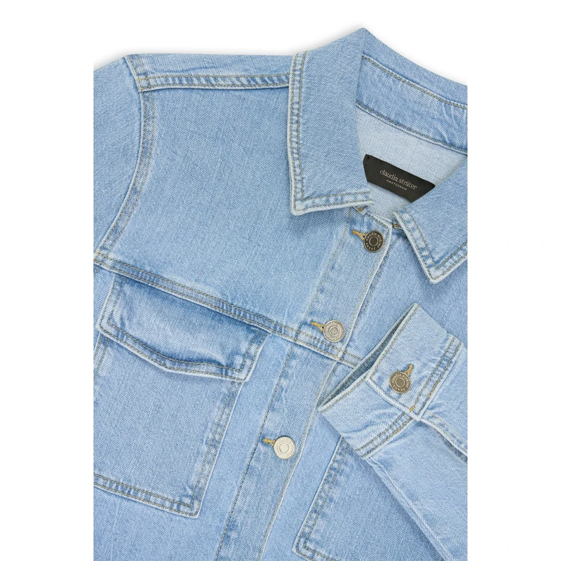 Dames Spijkerjas CS25-16502 Claudia Strater BLEACHED BLUE DENIM