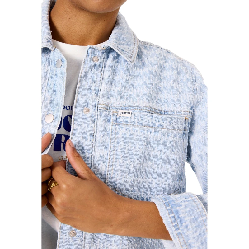 Dames Spijkerjas D50090 Garcia LIGHT BLUE DENIM