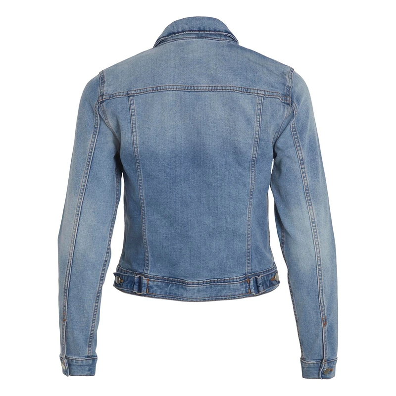 Dames Spijkerjas VISHOW Vila MIDDEN BLAUW