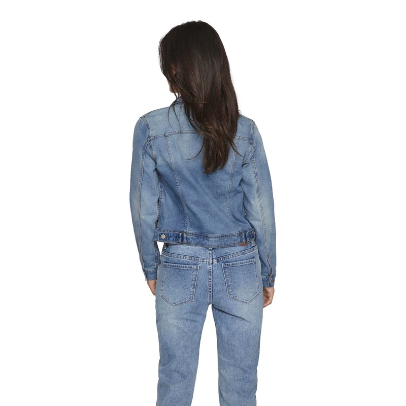 Dames Spijkerjas VISHOW Vila MIDDEN BLAUW