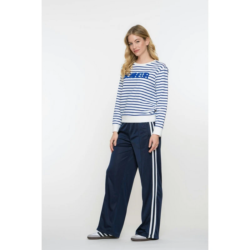Dames Sweatpants 51019-10 Geisha BLAUW DESSIN