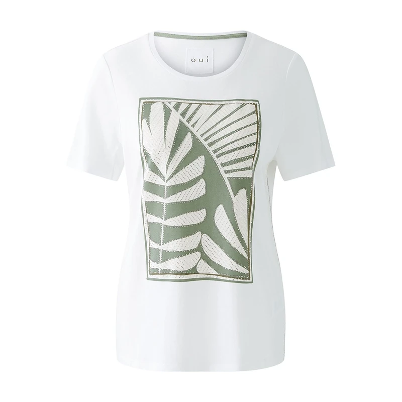 Dames T-shirt 0093269 Oui Wit