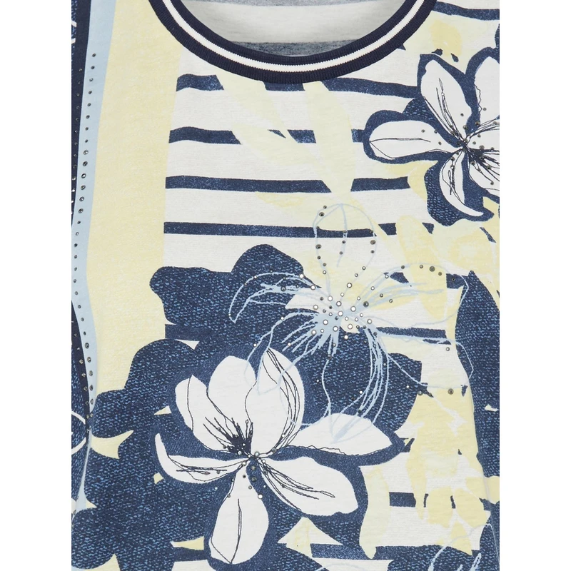 Dames T-shirt 11105022 Olsen INDIGO BLUE