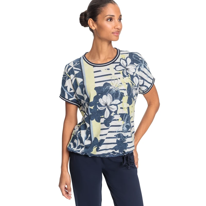 Dames T-shirt 11105022 Olsen INDIGO BLUE