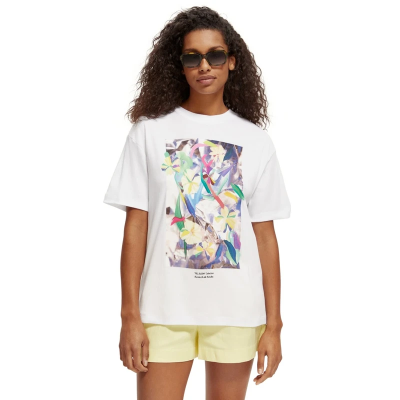 Dames T-shirt 172354 Scotch & Soda Wit