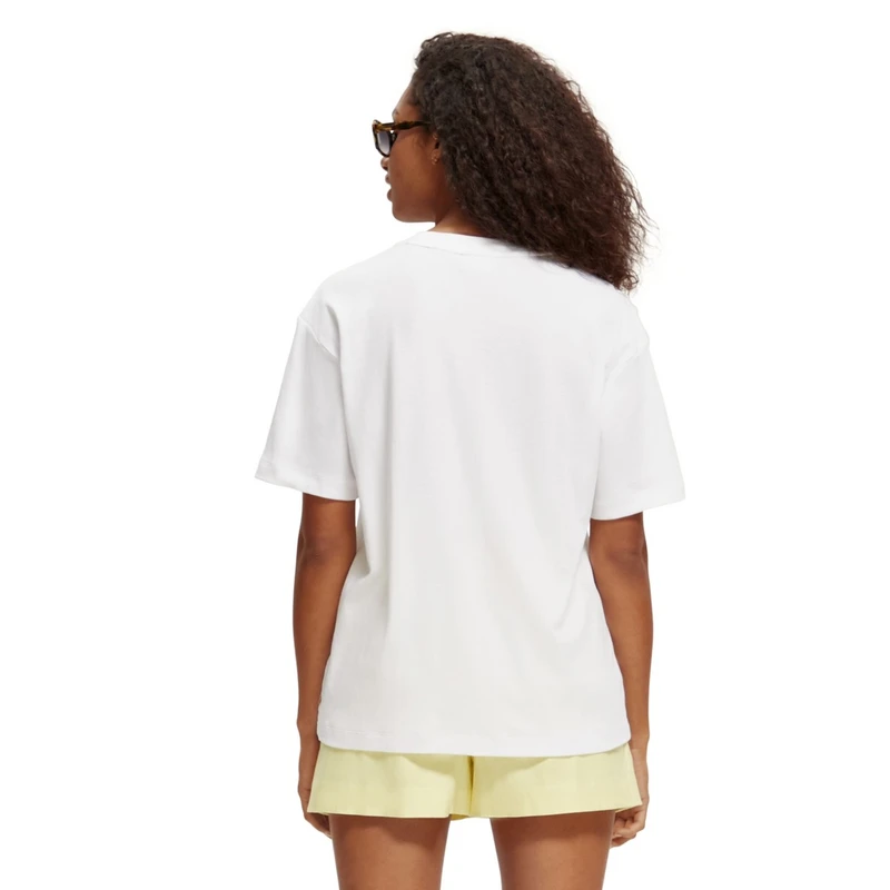 Dames T-shirt 172354 Scotch & Soda Wit