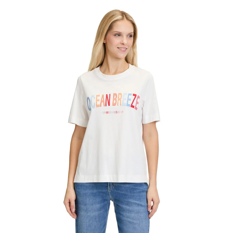 Dames T-shirt 20117009 Cartoon FUCHSIA