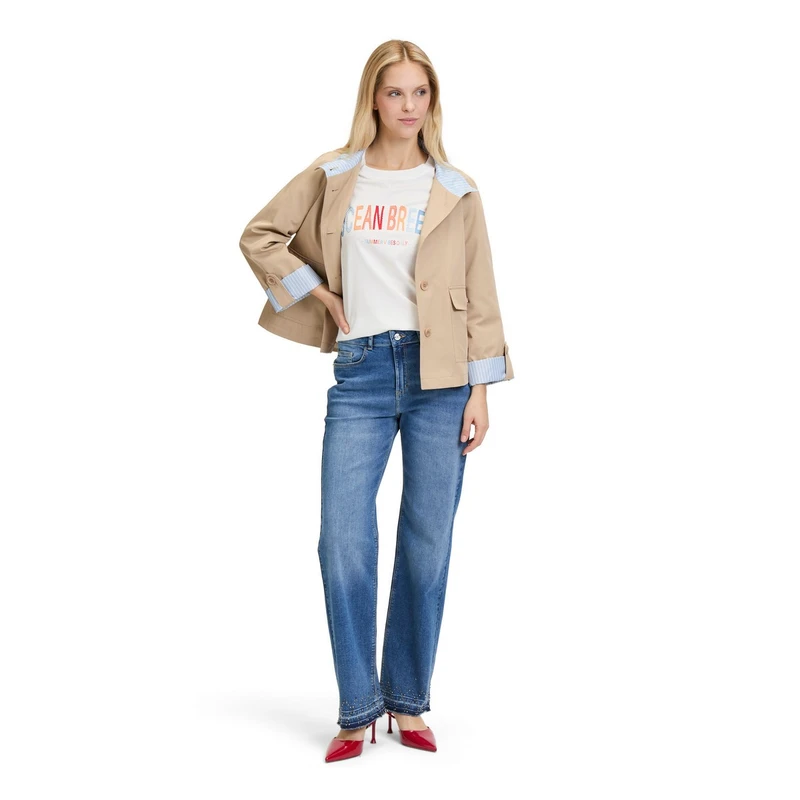 Dames T-shirt 20117009 Cartoon FUCHSIA