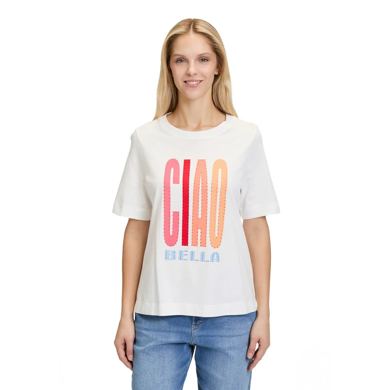 Dames T-shirt 20127009 Cartoon FUCHSIA