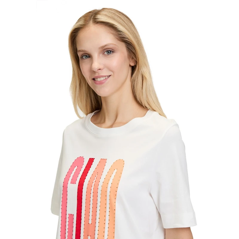 Dames T-shirt 20127009 Cartoon FUCHSIA