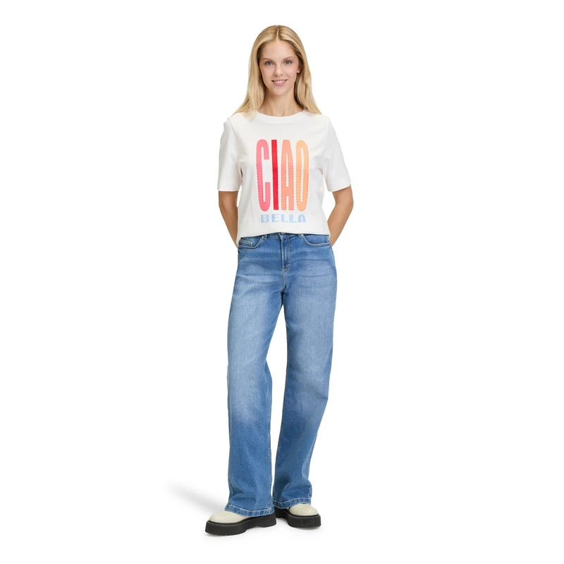 Dames T-shirt 20127009 Cartoon FUCHSIA