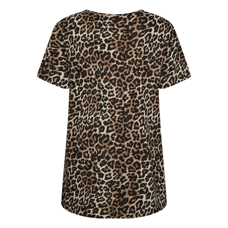 Dames T-shirt 205921 Freequent MIDDEN BRUIN