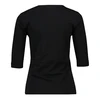 Dames T-shirt 22057basistop1/2mw