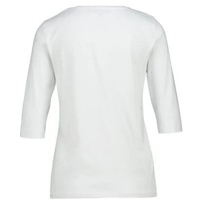 Dames T-shirt 22057basistop1/2mw