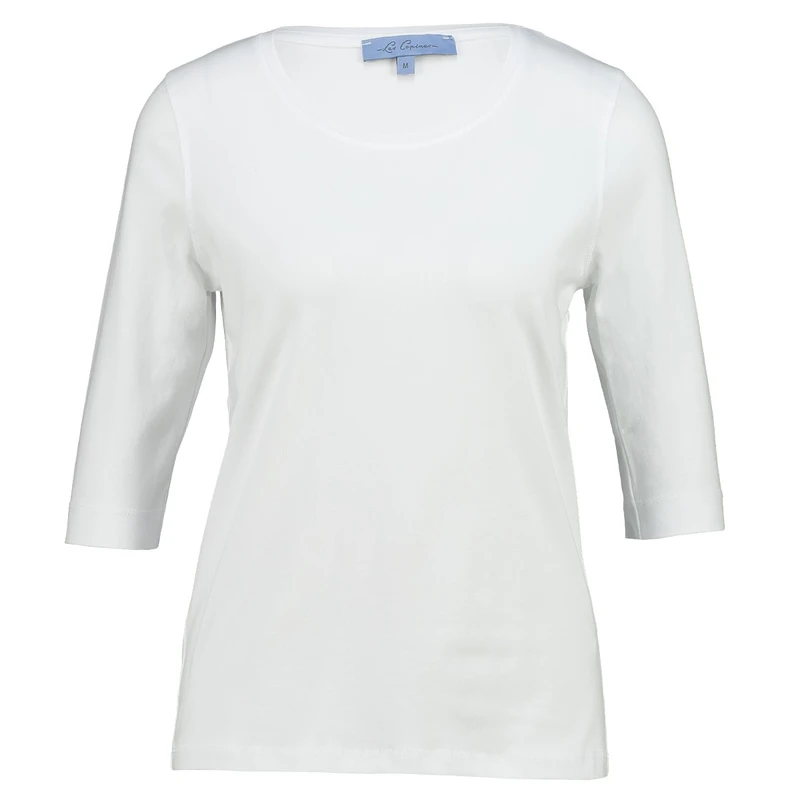 Dames T-shirt 22057basistop1/2mw Les Copines Wit