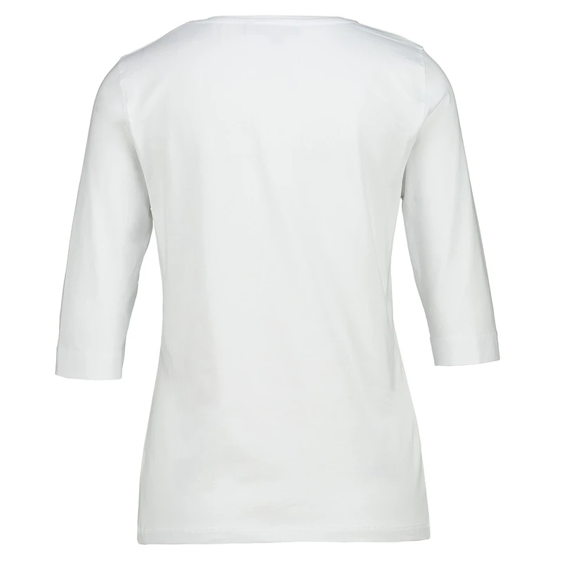 Dames T-shirt 22057basistop1/2mw Les Copines Wit